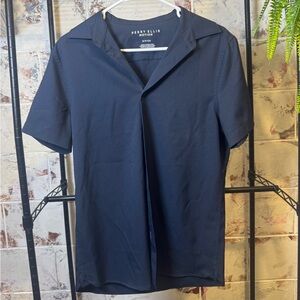 Perry Ellis Motion Dark Blue Shirt
